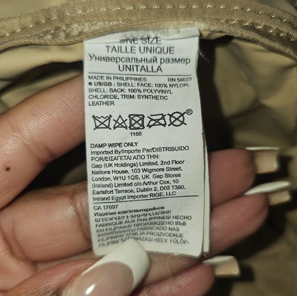 Banana Republic Mini Nylon Tote Bag Light Sand Dune - Picture 12 of 14